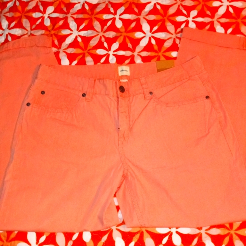 Peach capris